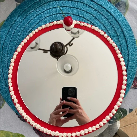 Round Wall Mirror or Mirror Tray
