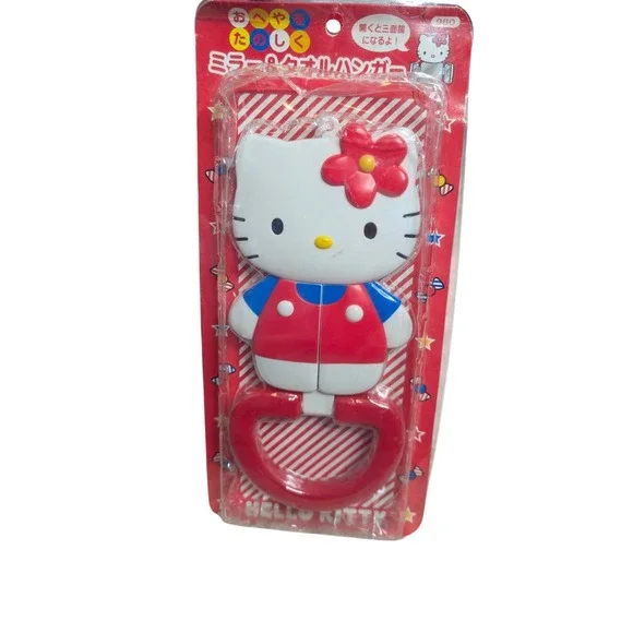 Vintage hello Kitty Handheld Mirror 2002 Sanrio Tokyo, Japan