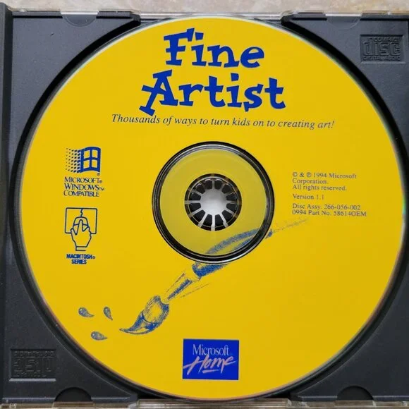 Vintage - Microsoft Home, Fine Artist
