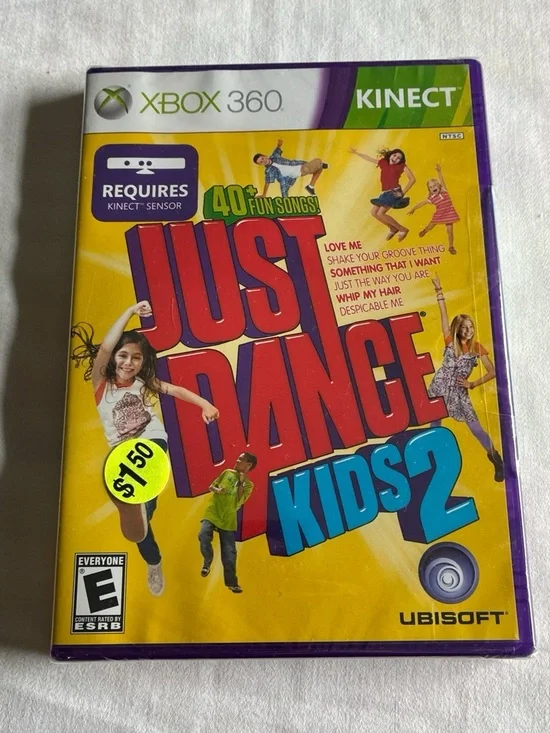 Microsoft Xbox 360 Kinect Just Dance Kids 2 - Yellow, Red, Blue, Purple