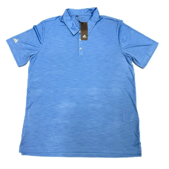 Adidas Golf Polo XL UPF 50 Performance Shirt Lucky Blue