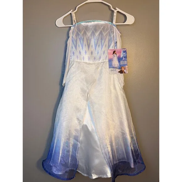 Disney Frozen Snow Queen Elsa Prestige Costume Dress NWT Girls XS 3T-4T