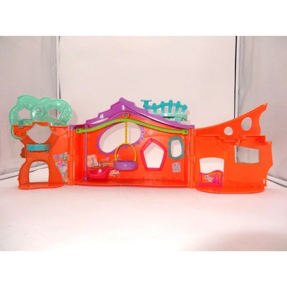 LPS Littlest Pet Shop Orange Clubhouse Tree House PlaySet‎ 2007