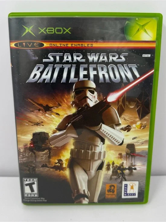 Star Wars: Battlefront (Microsoft Xbox, 2005) Complete CIB Disc Case Manual