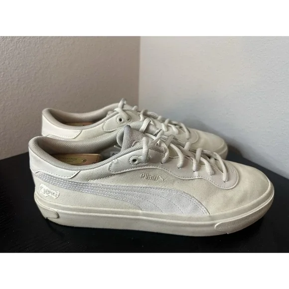 Size 11.5 - PUMA‎ Capri Royale Alpine Snow White Sneakers Casual Fashion Shoes