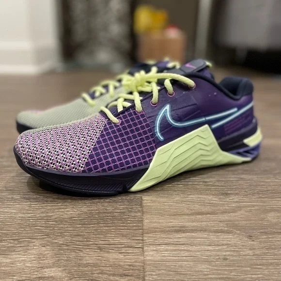 Nike Metcon 8 AMP sz 12.5 Deep Purple Volt