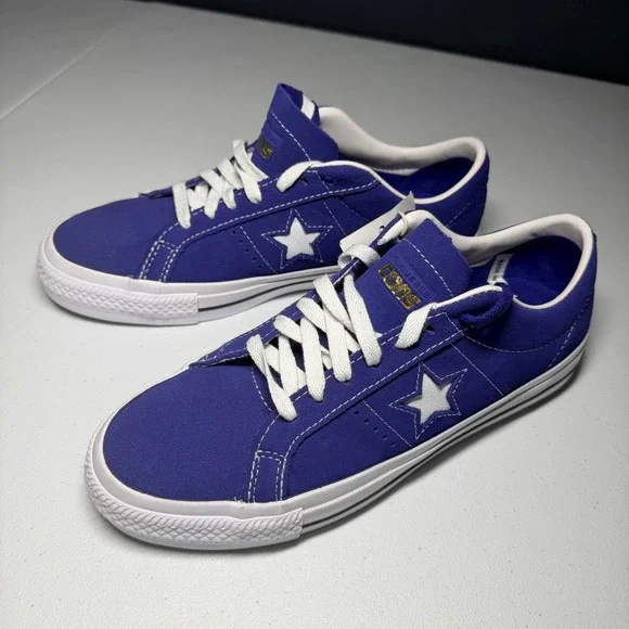Converse One Star Pro CONS Low Top‎ Purple Suede Sneakers Men 7.5 Women 9