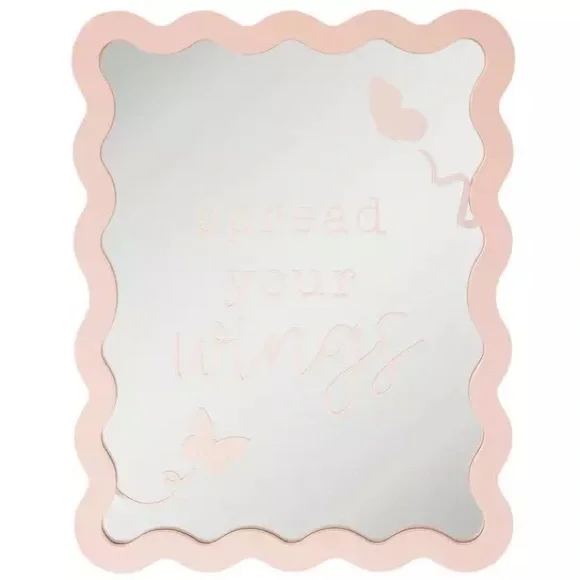 Spread Your Wings Wavy Wall Mirror