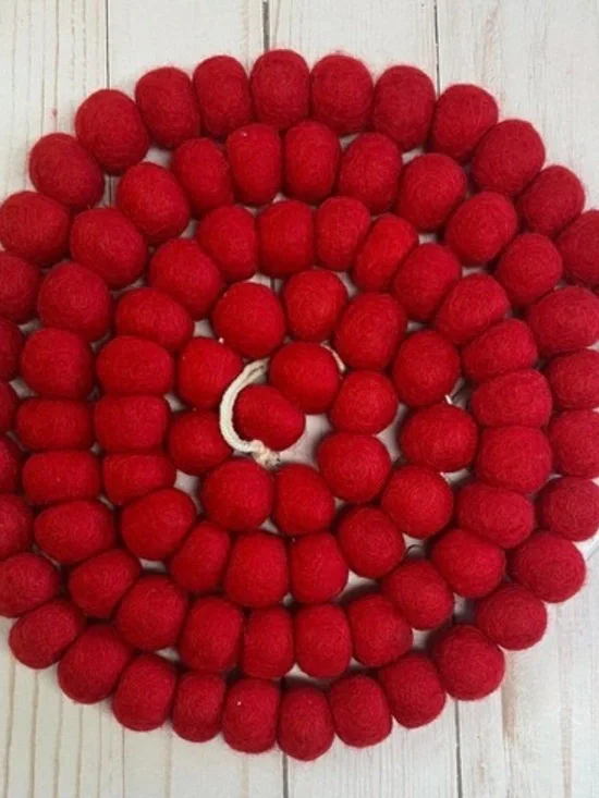 Felt Ball Pom Pom Garland 72