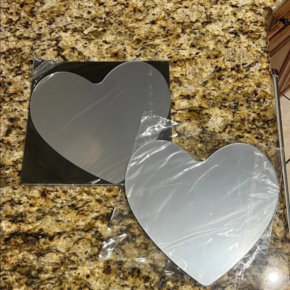 Silver Heart Wall Decor