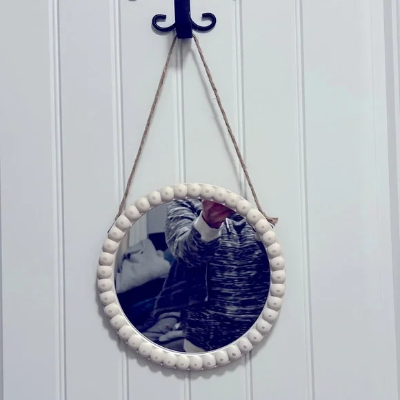 NWT Beaded Farmhouse Mirror 🪞