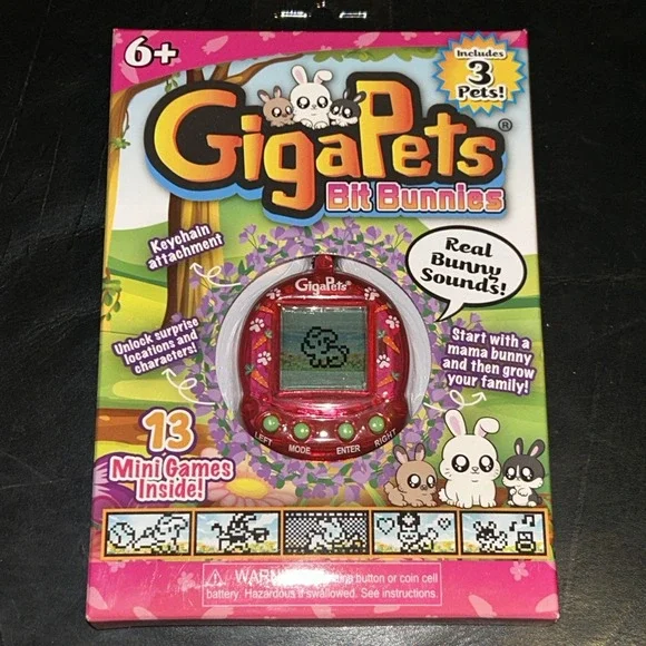 Bit‎ Bunnies Interactive Digital Pet Toy, Upgraded Collector's Edition Pets F1