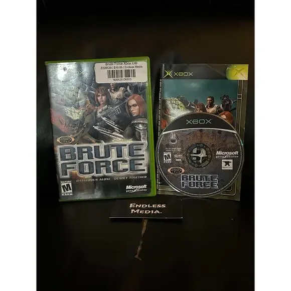 Brute Force Microsoft Xbox CIB Video Game