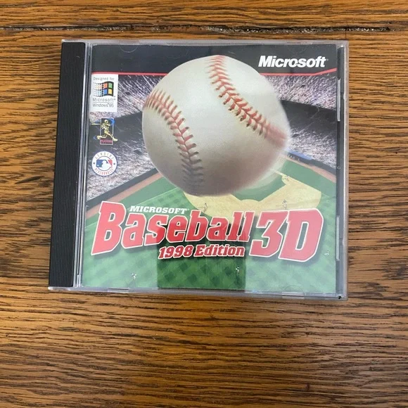 Microsoft Baseball 3D 1998 Edition PC Game