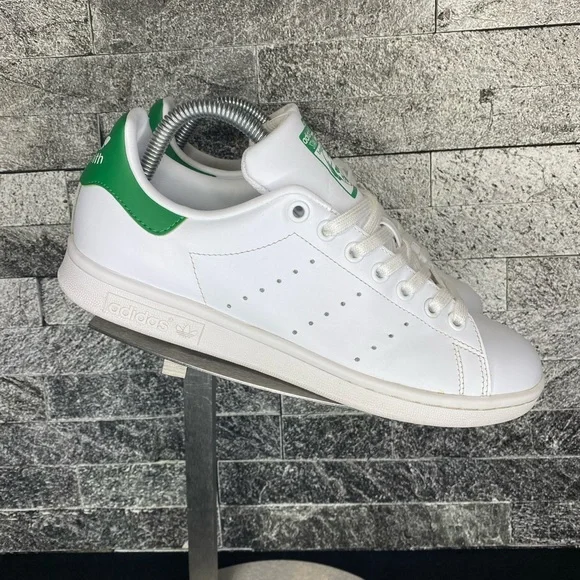 ADIDAS Originals Stan Smith White /Green Sneakers - MNS7