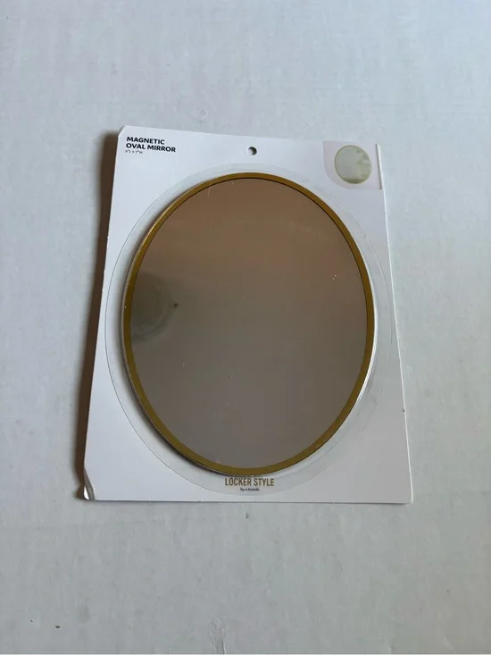 Magnetic Oval Wall Mirror - Gold