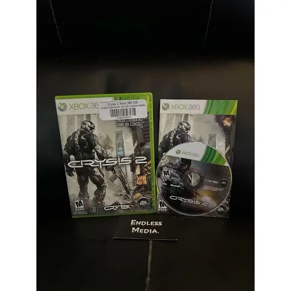Crysis 2 Microsoft Xbox 360 CIB Video Game