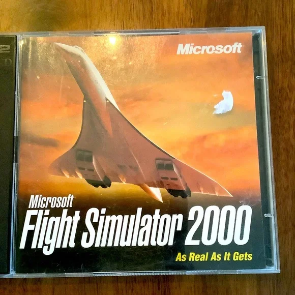 Microsoft Flight Simulator 2000 2 disc Set