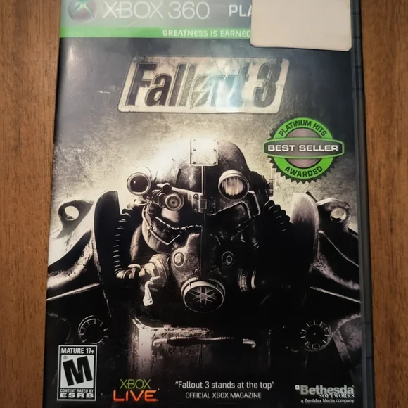 Microsoft Xbox 360 Fallout 3 Platinum Hits