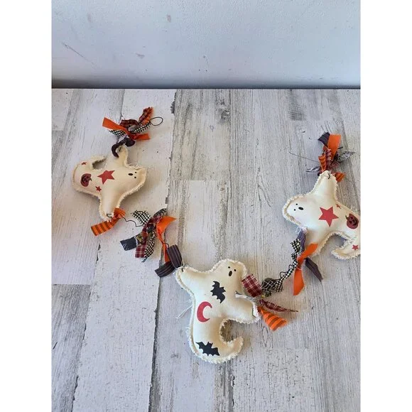 Ghost Garland‎ shabby chic bats cute decor Halloween