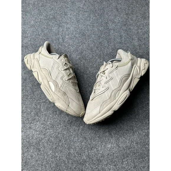 Mens Sneakers Adidas Ozweego Cream Beige Running, Size US 11