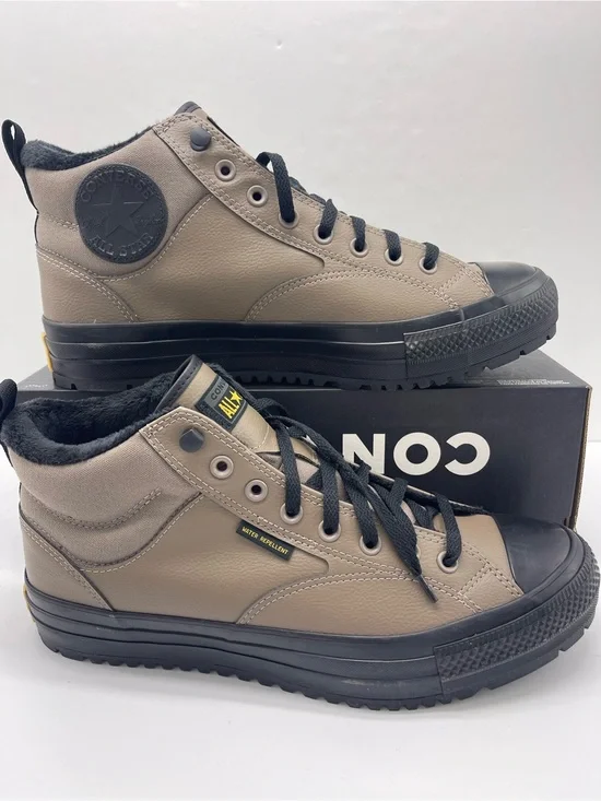 Converse Men’s CTAS MALDEN STREET BOOT MID CLASSIC TAUPE/BLACK All Weather Boots