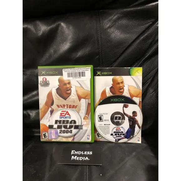 NBA Live 2004 Microsoft Xbox CIB Video Game