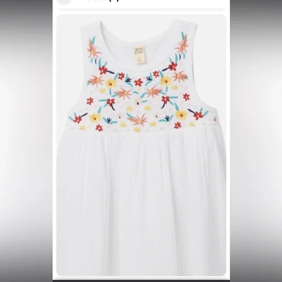 Harper canyon floral embroidered dress size 7