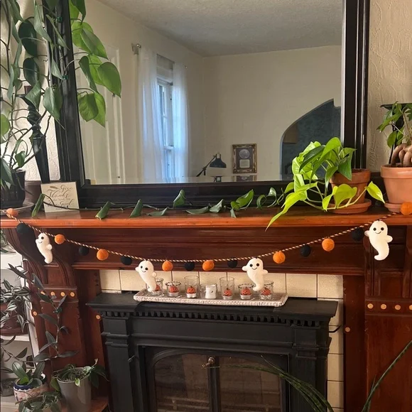 Halloween Ghost and Pumpkin Garland