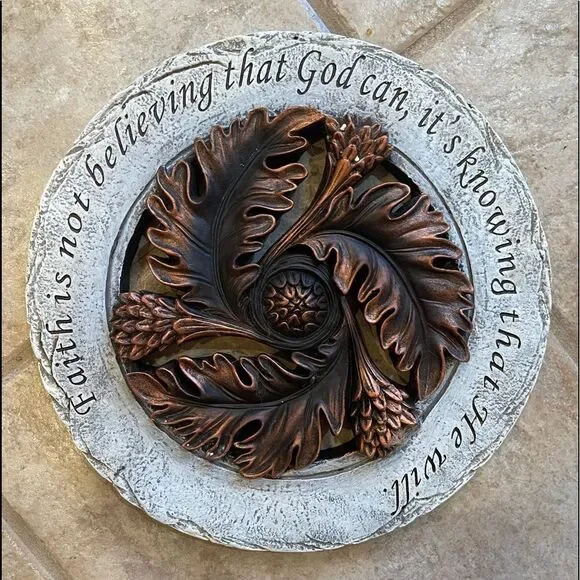 GORGEOUS ORNATE Stepping Stone Ornamental!