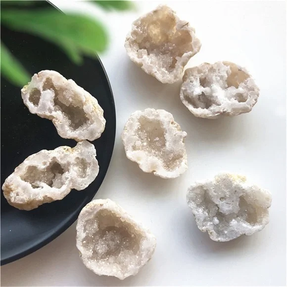 New Natural Stone Agate Slice Quartzs Crystal