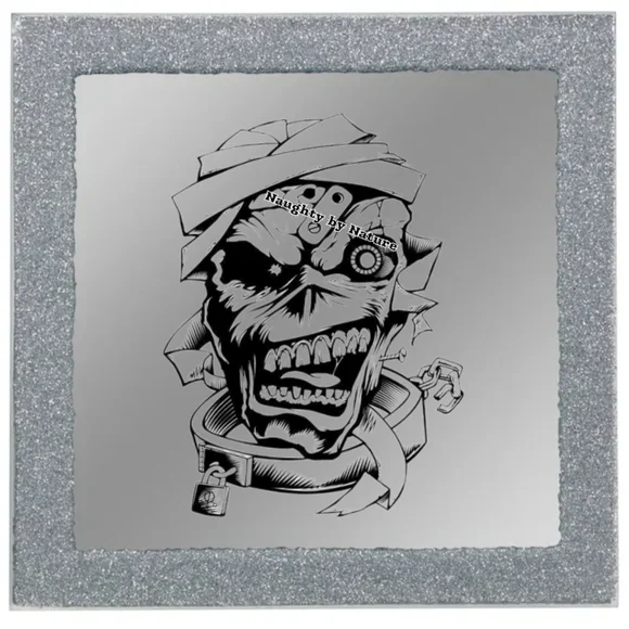 Silver Skull Wall Art Decor