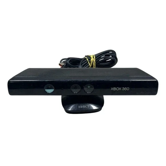 Microsoft Xbox 360 Kinect Connect Black Sensor Bar Official Model 1414 w/ Wires