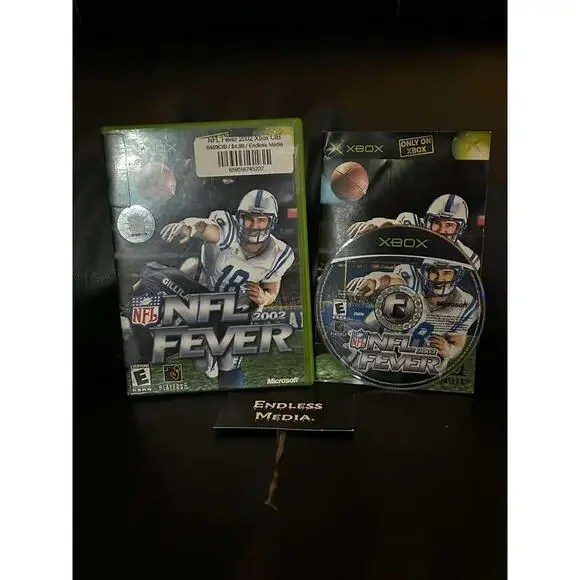 NFL Fever 2002 Microsoft Xbox CIB Video Game