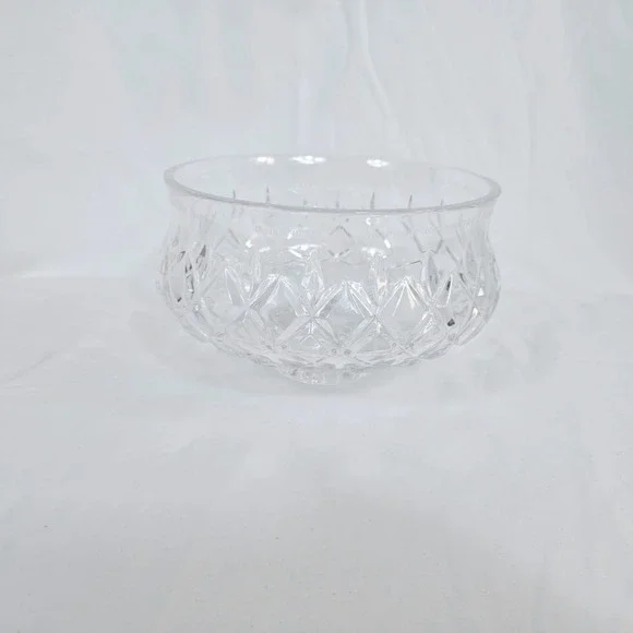 Hour Of Power Engraved Isaiah 40:31 Crystal Bowl NEW Vtg Crystal Cathedral 2000s
