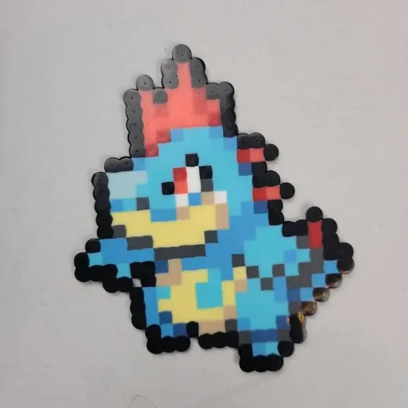 Croconaw Menu Icon Perler Bead Pixel Art