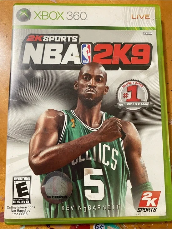 Microsoft Xbox 360 NBA 2K9 Game - Featuring NBA Champion Kevin Garnett