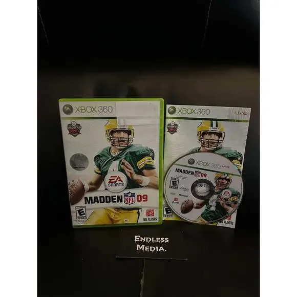Madden 2009 Microsoft Xbox 360 CIB Video Game