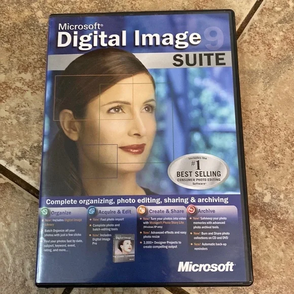 Microsoft Digital Image Suite 9 2‎ disc set