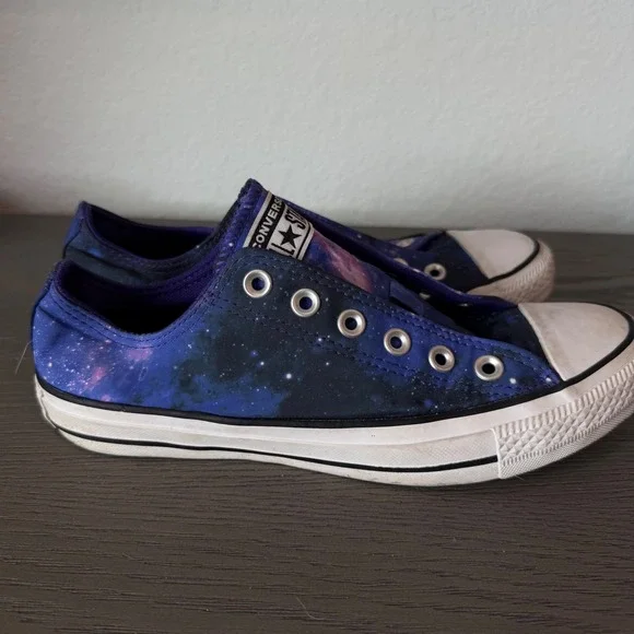 Converse Chuck Taylor All Star Galaxy Space Print Low Top Sneaker Men 8 Women 10