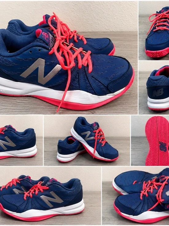 New Balance 696V4 Navy & Pink Running Sneakers Women’s Size 8.5