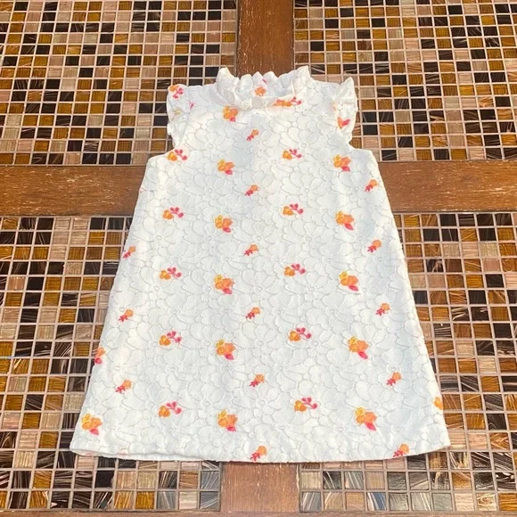 Janie and Jack Embroidered Floral Lace Dress