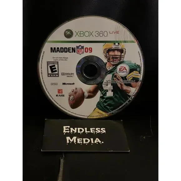 Madden 2009 Microsoft Xbox 360 Loose Video Game
