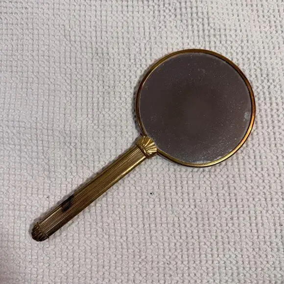 Antique Victorian Dressing Table Hand Mirror