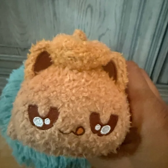 Tan and Brown Plush Toy for Small Pets