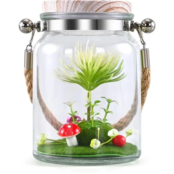 Micro landscape mason jar