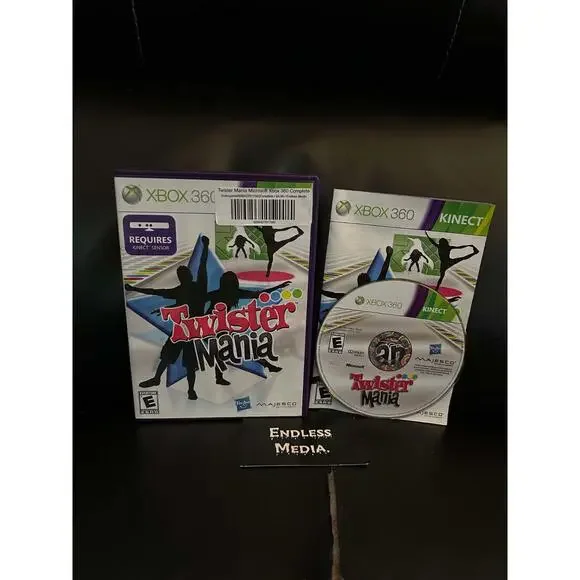 Twister Mania Microsoft Xbox 360 CIB Video Game