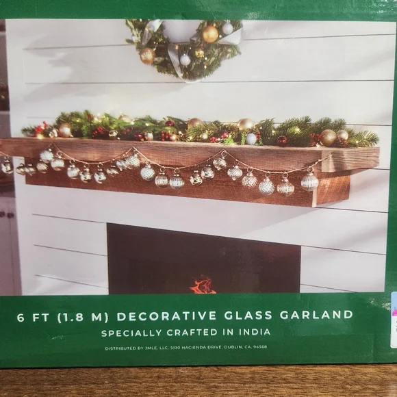 🆕️ 6ft Mercury Glass Garland