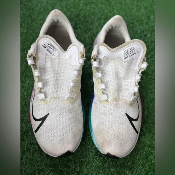 Nike Air Zoom Pegasus 37 White Multi-Color‎ Size 10