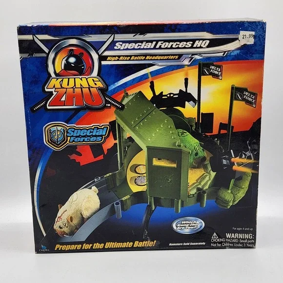 Kung Zhu Special Forces‎ HQ 2010 Battle Playset Cepia Hamster Wars